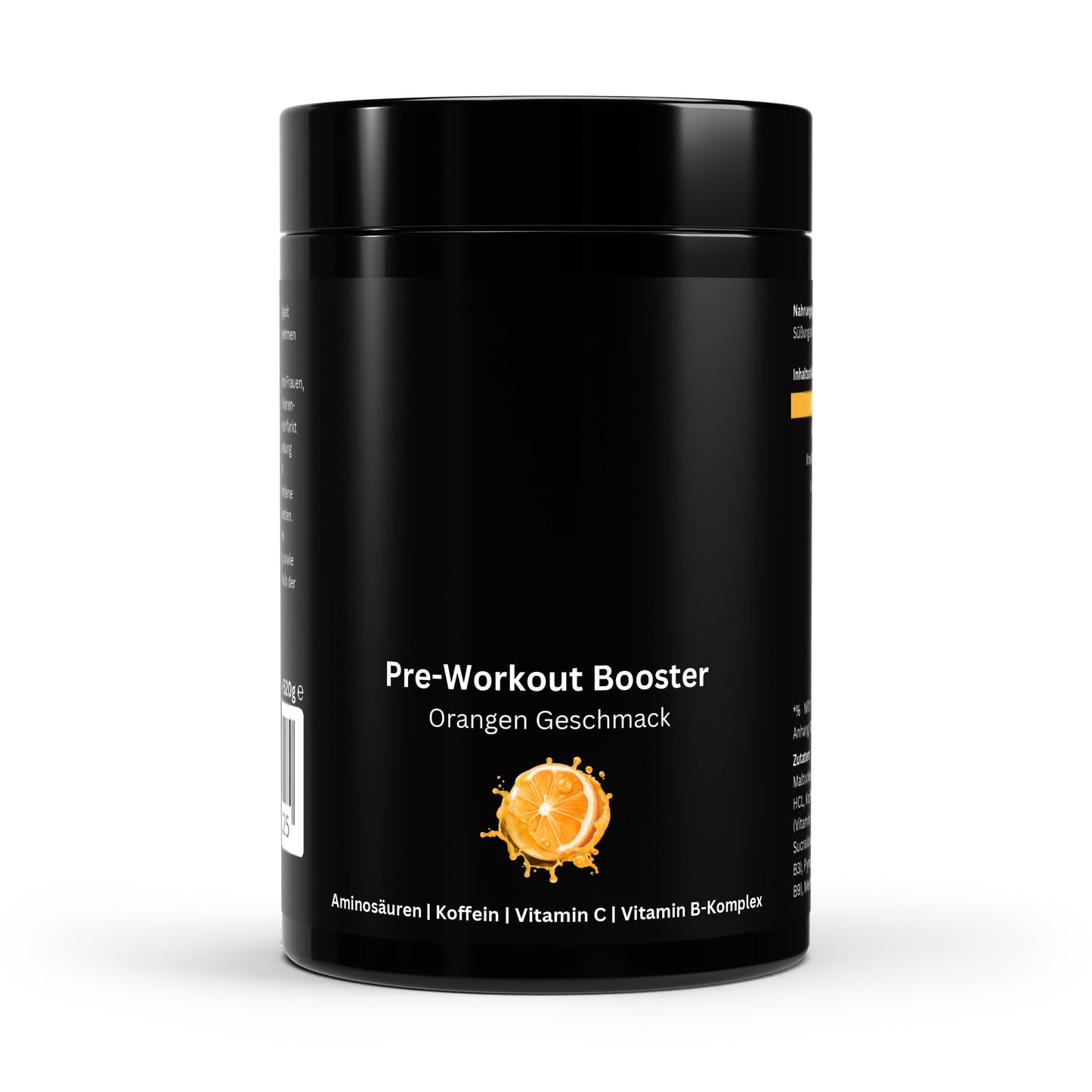 Pre-Workout Arancia - 520g | Pre-Workout Booster Orange - Deutsche Qualität