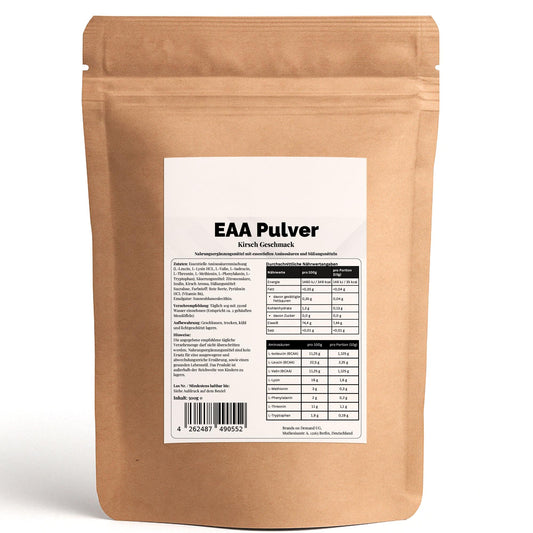 Aminoacidi Essenziali Ciliegia - 500g | EAA Kirsche - Deutsche Premium Qualität