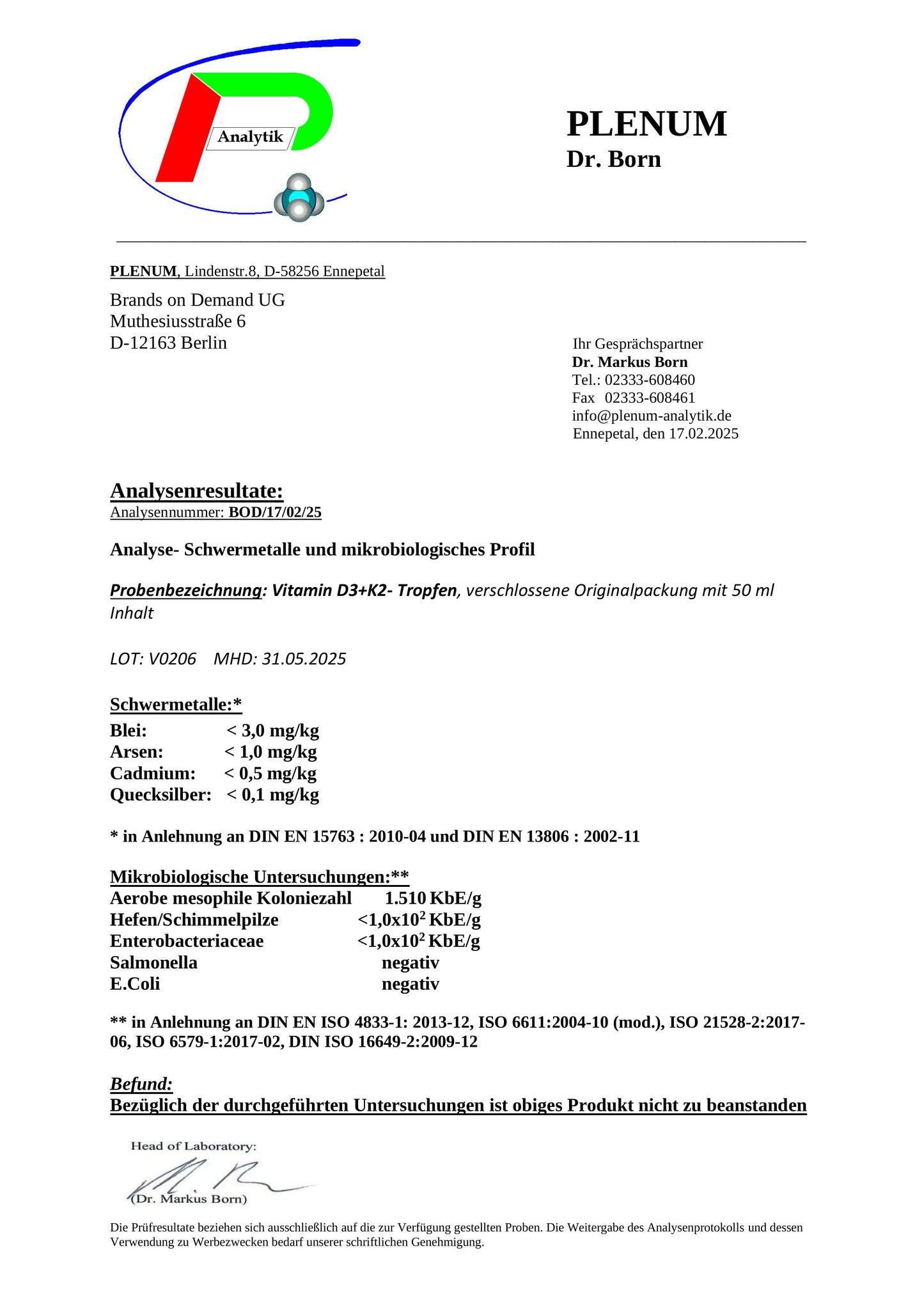 Vitamina D3 + K2 Gocce - 1.700 Gocce | Vitamin D3 + K2 Drops - Deutsche Qualität